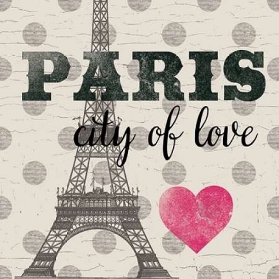 Paris In Love Poster Print by Candace Allen -VARPDXQCASQ013A Image 1