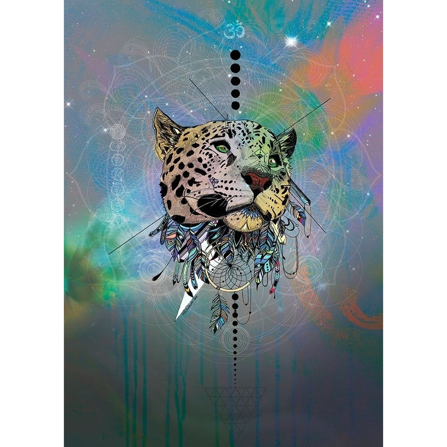 Cosmic Leopard Poster Print by Karin Roberts-VARPDXR1269D Image 1