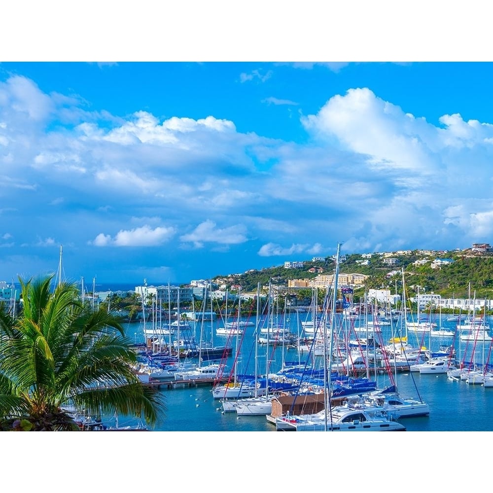 Oyster Pond Bay St Maarten Poster Print by Jack Reed-VARPDXR1332D Image 1