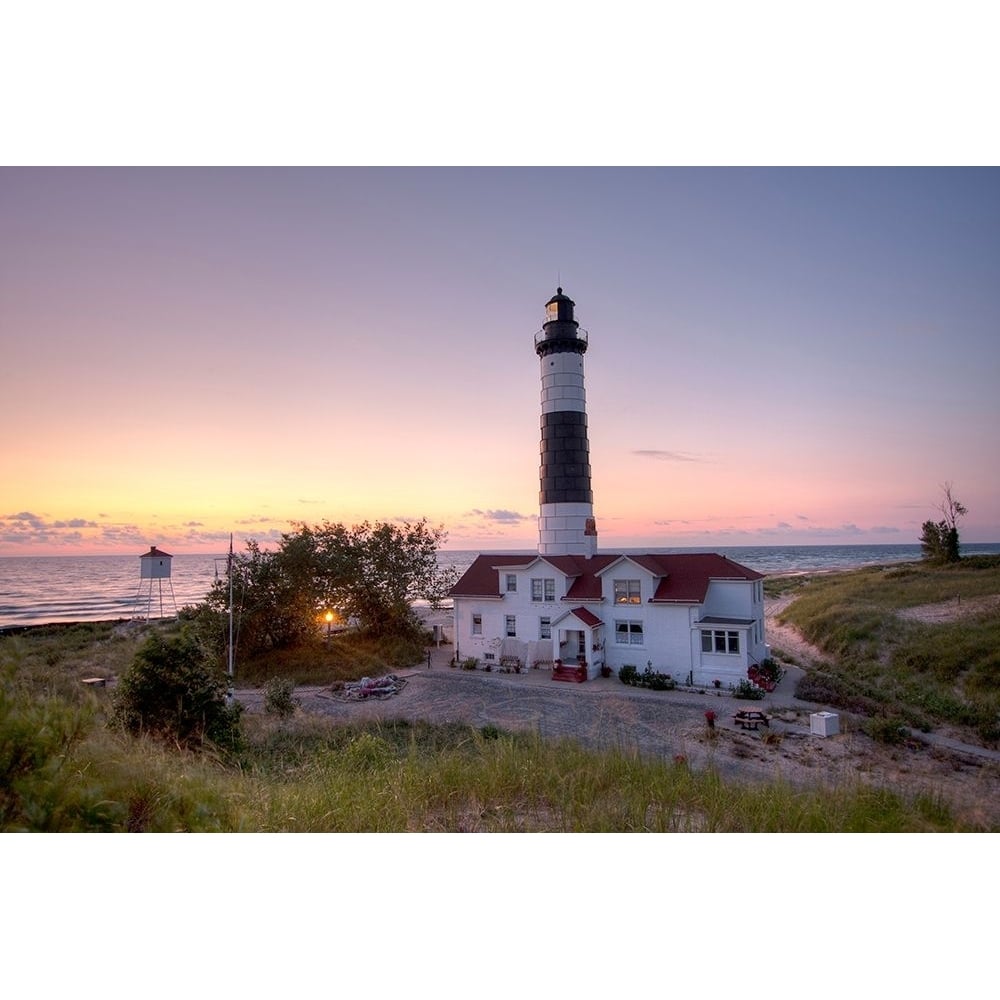 Big Sable Point Lighthouse At Sunset by Adam Romanowicz-VARPDXR1426D Image 1