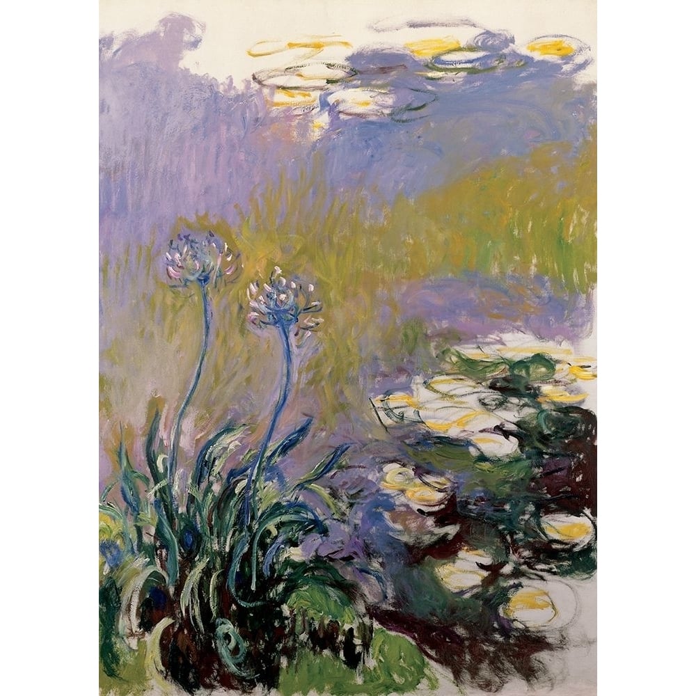 Les agapanthes Poster Print by Claude Monet-VARPDXR2804 Image 1