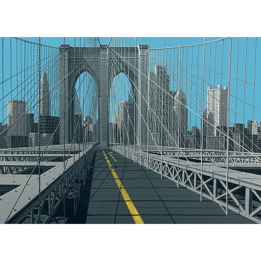 Brooklyn Bridge Poster Print by Eric Peyret-VARPDXR4166 Image 1