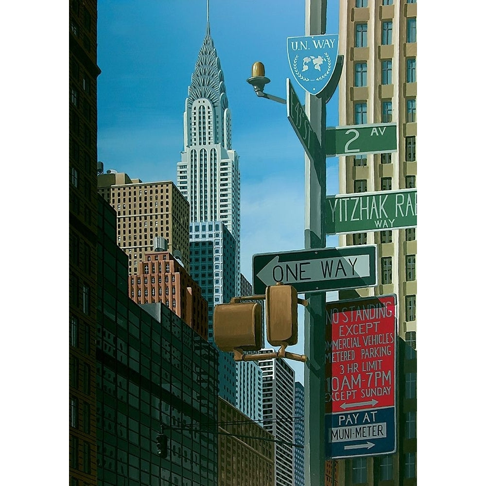 Chrysler from 2nd Avenue Poster Print by Eric Peyret-VARPDXR4167 Image 1