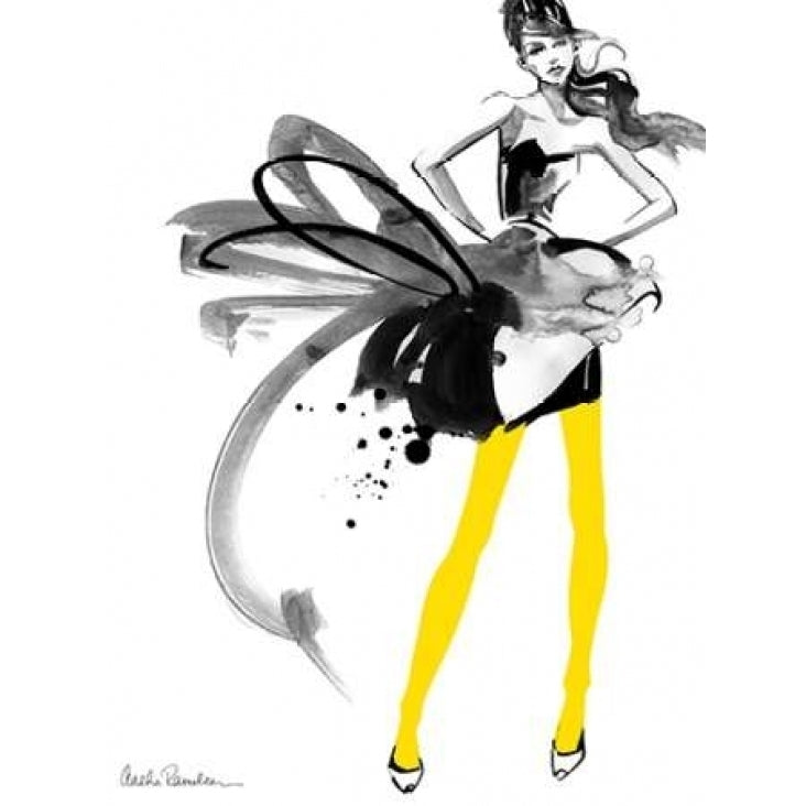 Yellow Tights Poster Print by Aasha Ramdeen-VARPDXR718D Image 2