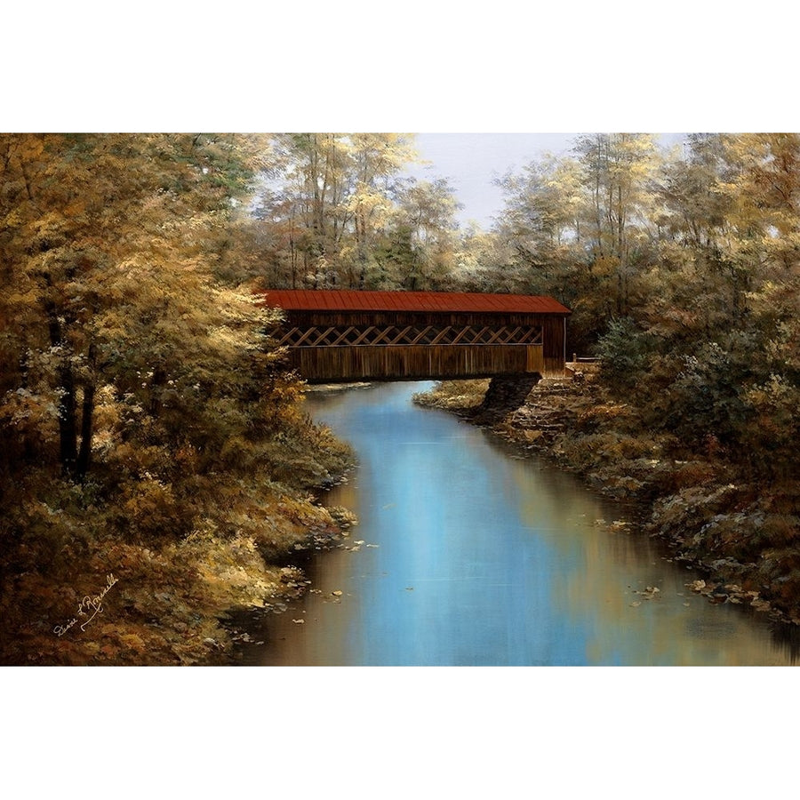 Covered Bridge Poster Print by Diane Romanello-VARPDXR755D Image 1