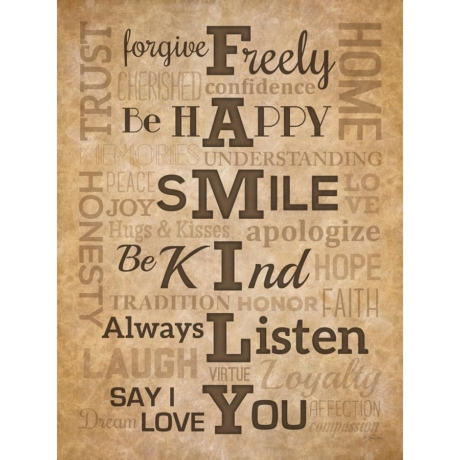 Family Values Poster Print by Lauren Rader-VARPDXRAD1017 Image 1