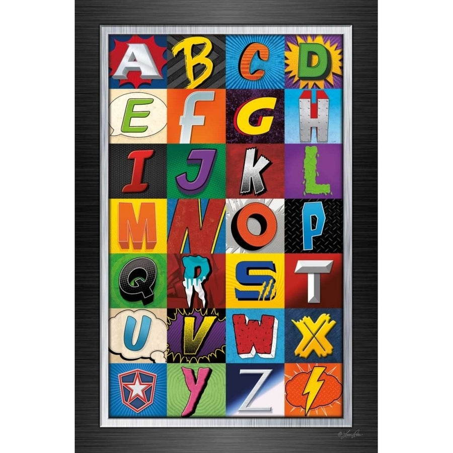 Superhero Alphabet Poster Print by Lauren Rader-VARPDXRAD1154 Image 1