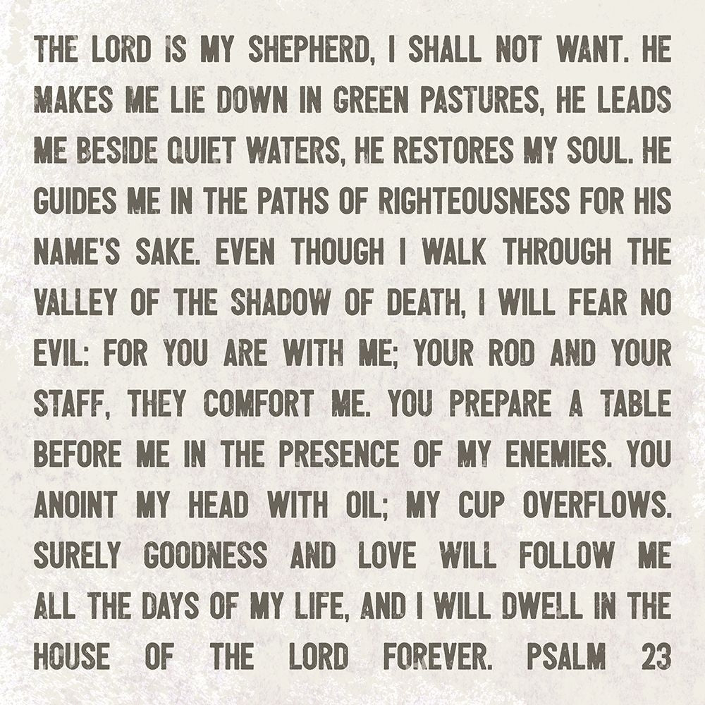 The Lord is My Shepherd Poster Print by Lauren Rader-VARPDXRAD1227 Image 1