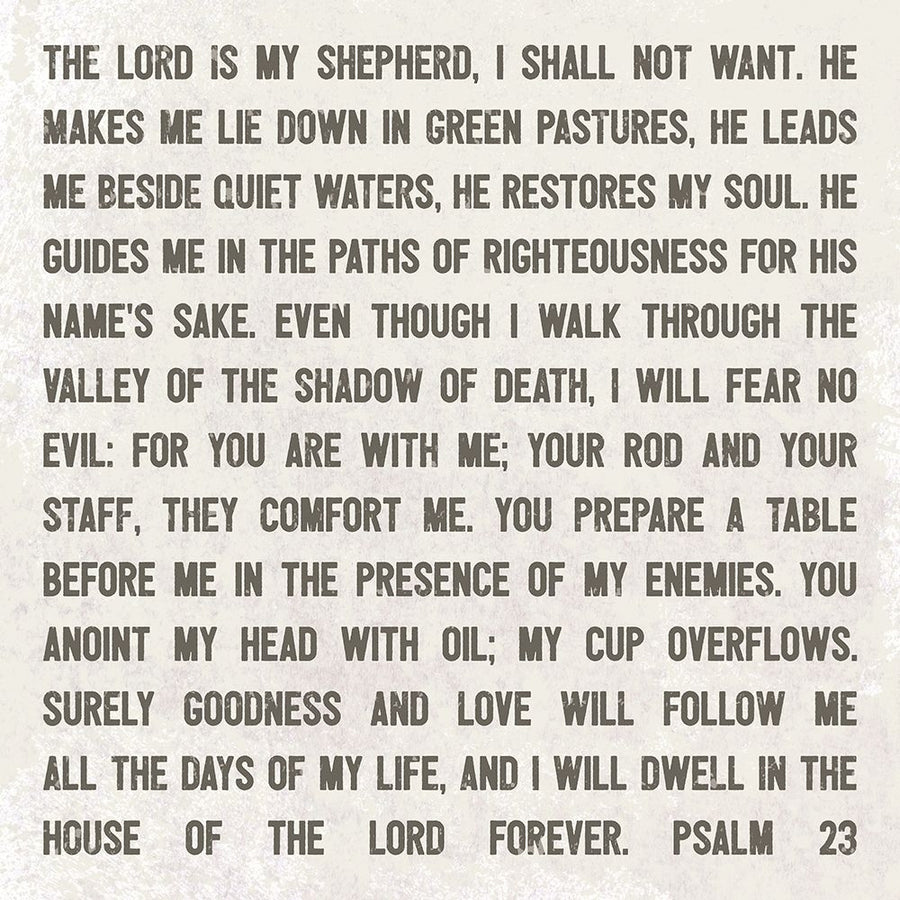 The Lord is My Shepherd Poster Print by Lauren Rader-VARPDXRAD1227 Image 1