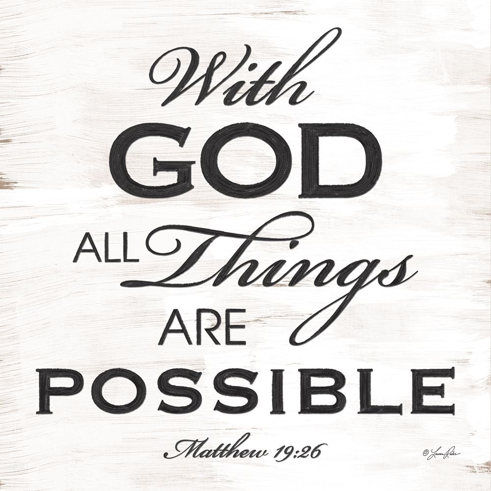 All Things are Possible Poster Print - Lauren Rader-VARPDXRAD660A Image 1