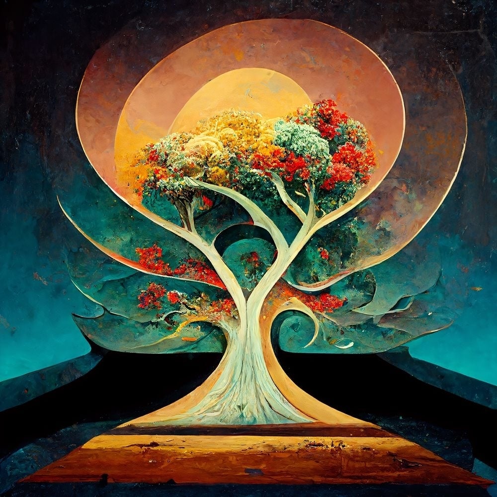 A001 Tree Of Life Poster Print - Ray Heere-VARPDXRAYHEE279481 Image 1