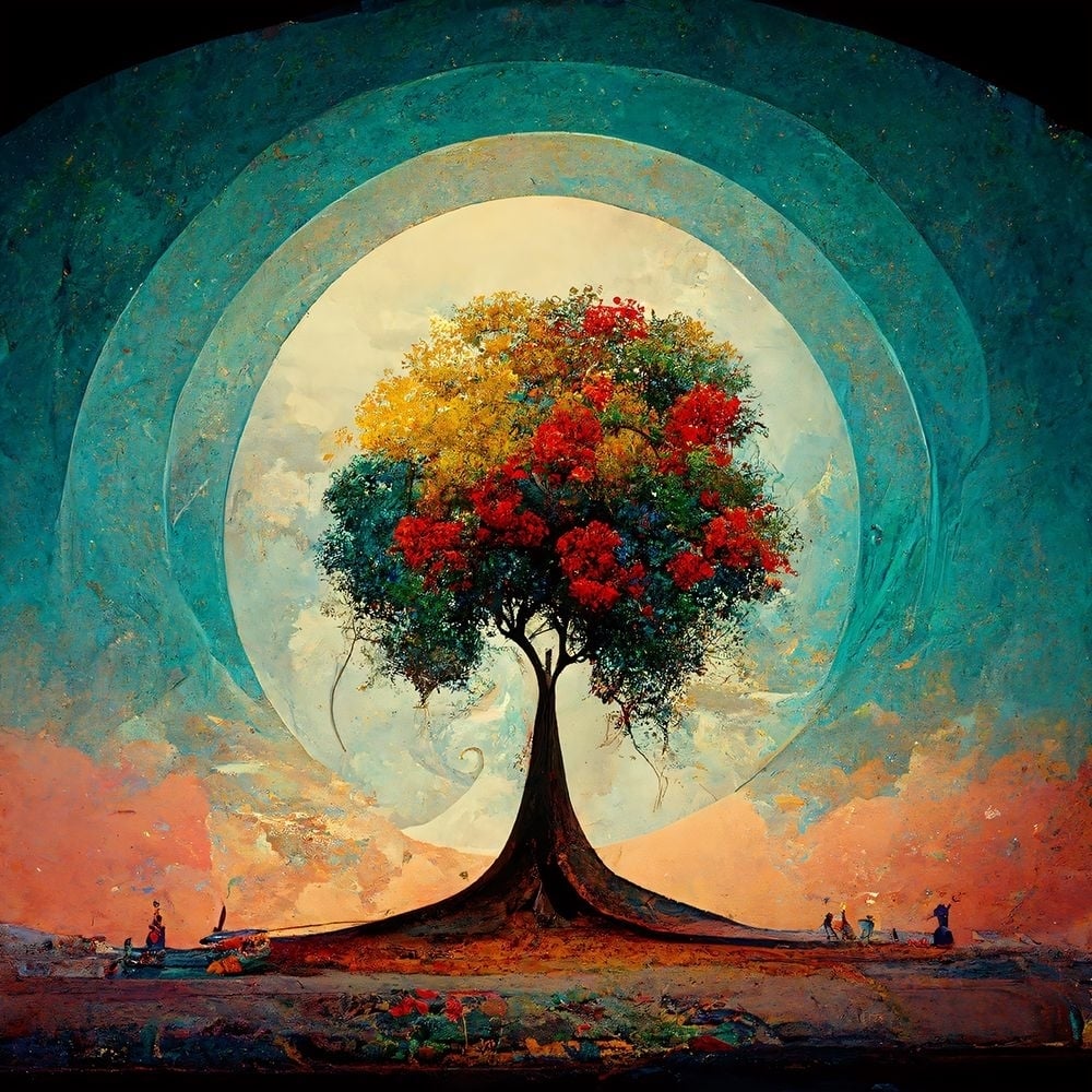 A008 Tree Of Life Poster Print - Ray Heere-VARPDXRAYHEE279488 Image 1