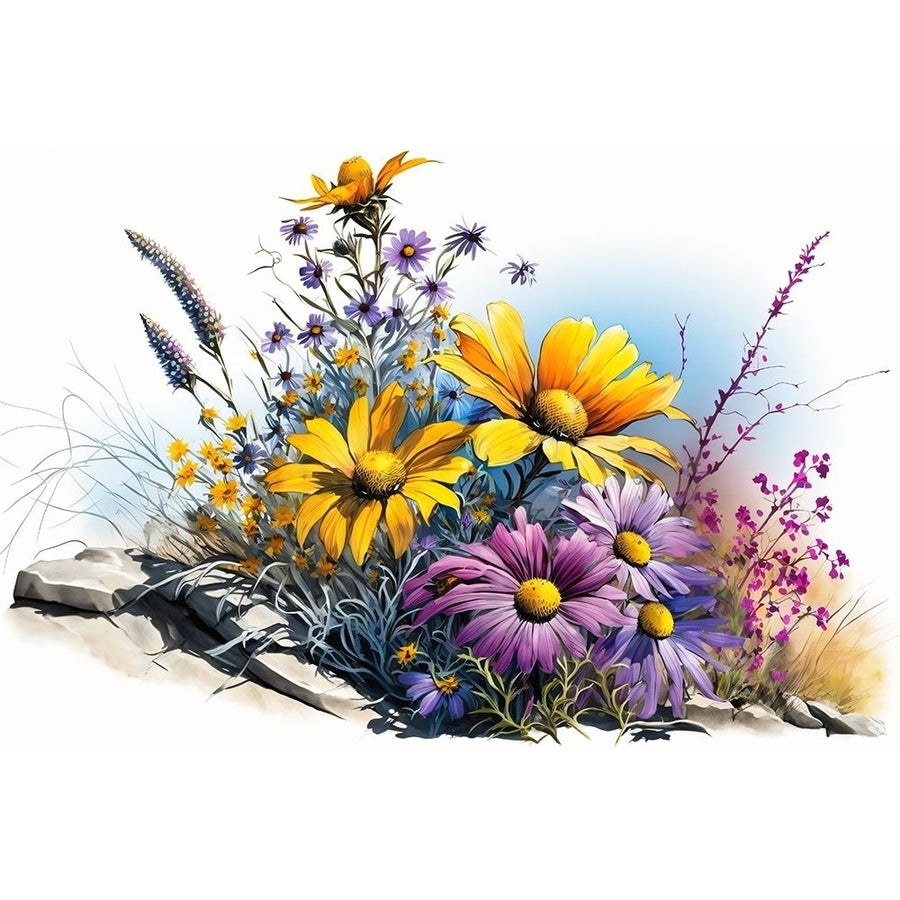 Watercolor Wildflowers 2 Poster Print - Ray Heere-VARPDXRAYHEE283257 Image 1