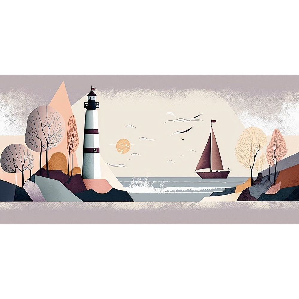 Mid Century Coastal Scenes 45 Poster Print - Ray Heere-VARPDXRAYHEE283171 Image 1