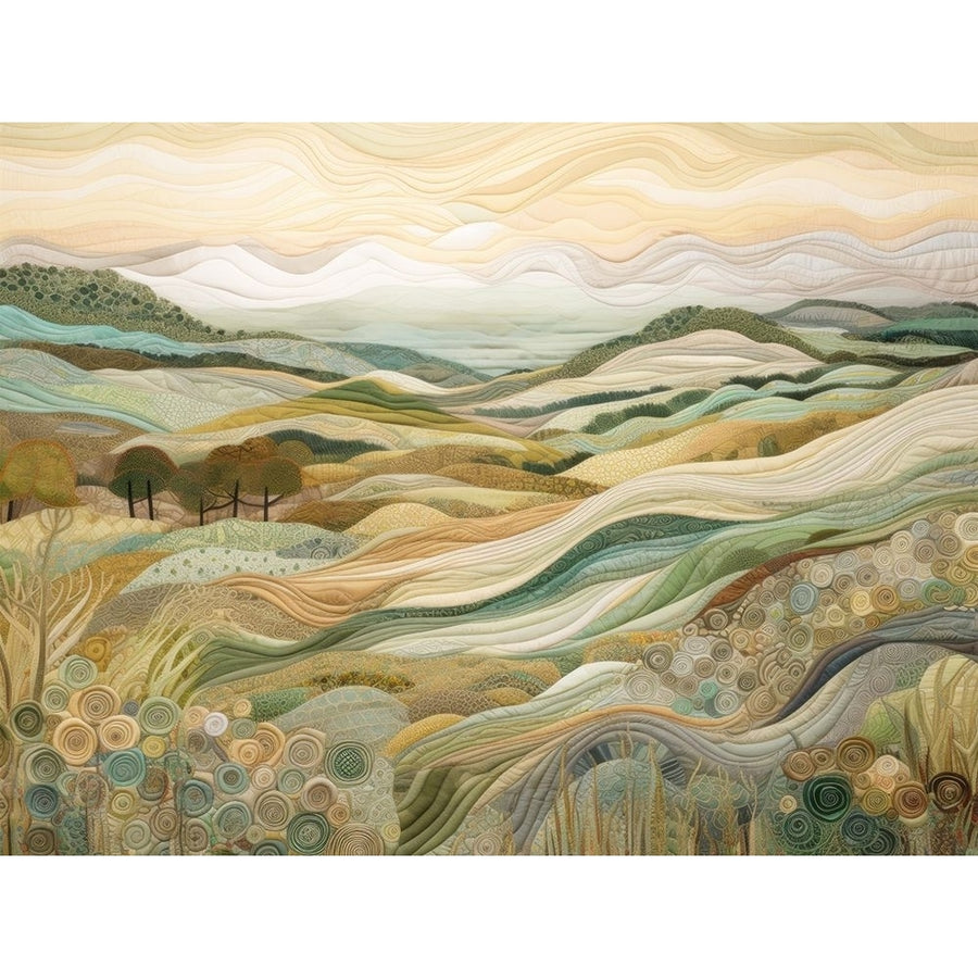 Quilted Landscape 2 Poster Print - RileyB-VARPDXRB0904 Image 1