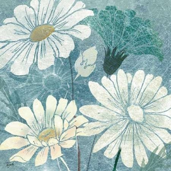 Teal Daisy Patch I Poster Print by Tre Sorelle Studios-VARPDXRB10112TS Image 2