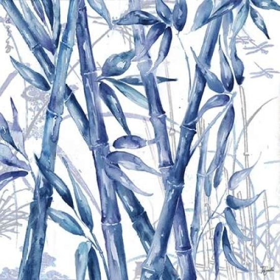 Indigo Asian Bamboo II Poster Print by Tre Sorelle Studios-VARPDXRB10131TS Image 1