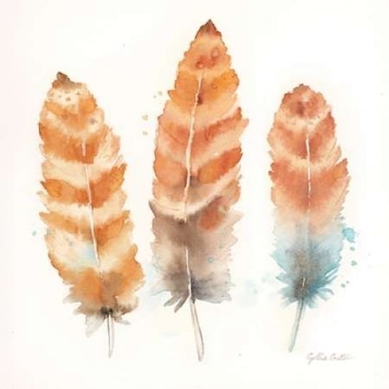 Watercolor Feathers II Poster Print by Cynthia Coulter-VARPDXRB10718CC Image 2