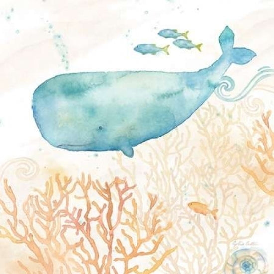 Under the Sea Whale Poster Print by Cynthia Coulter-VARPDXRB10846CC Image 2