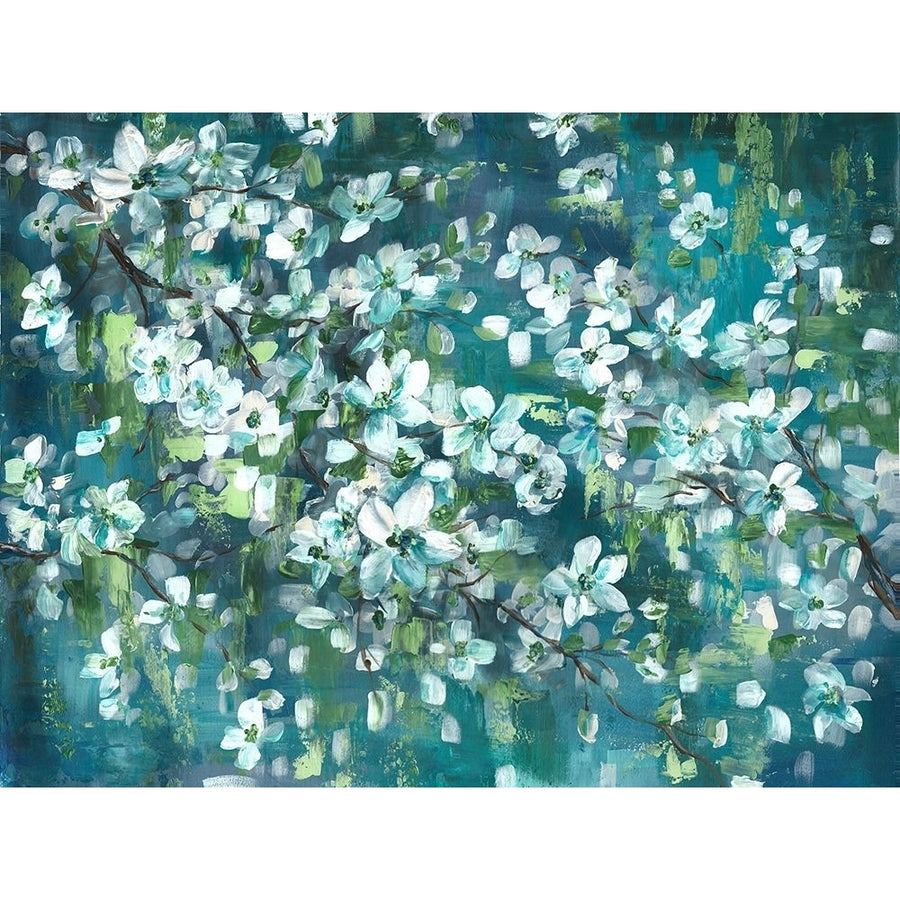 Teal Blossoms Landscape Poster Print by Tre Sorelle Studios-VARPDXRB11621TS Image 1