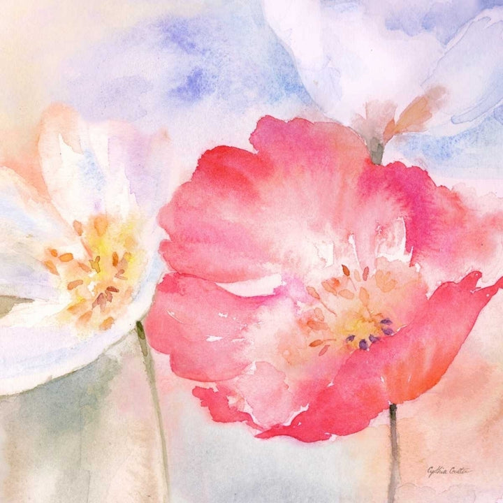 Watercolor Poppy Meadow Pastel II Poster Print by Cynthia Coulter-VARPDXRB11877CC Image 2