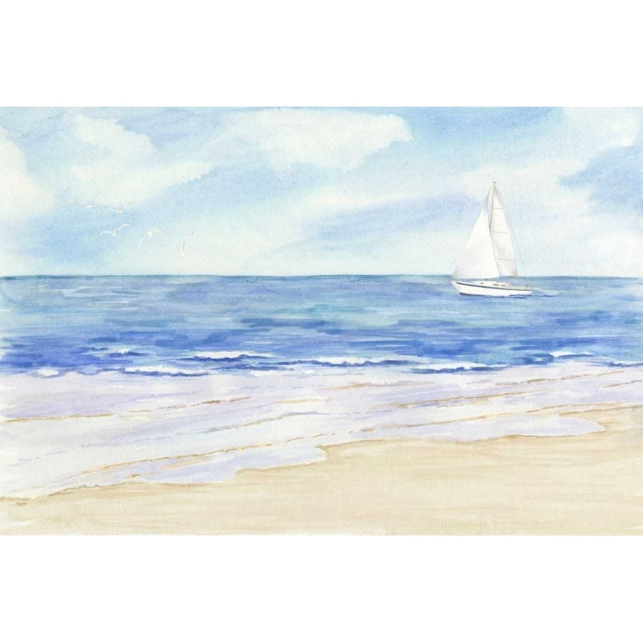 Sailboat and Seagulls II Poster Print by Tara Reed-VARPDXRB11945TR Image 1