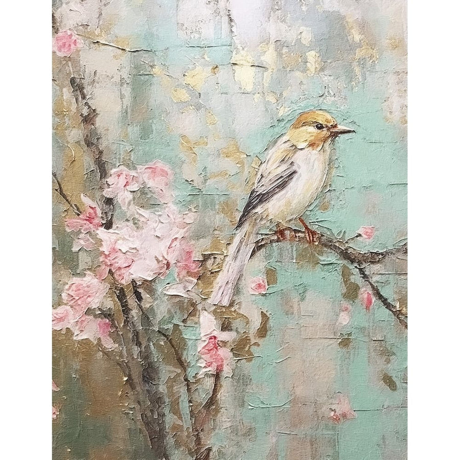 Cherry Blossom Bird 3 Poster Print - RileyB-VARPDXRB1195 Image 1