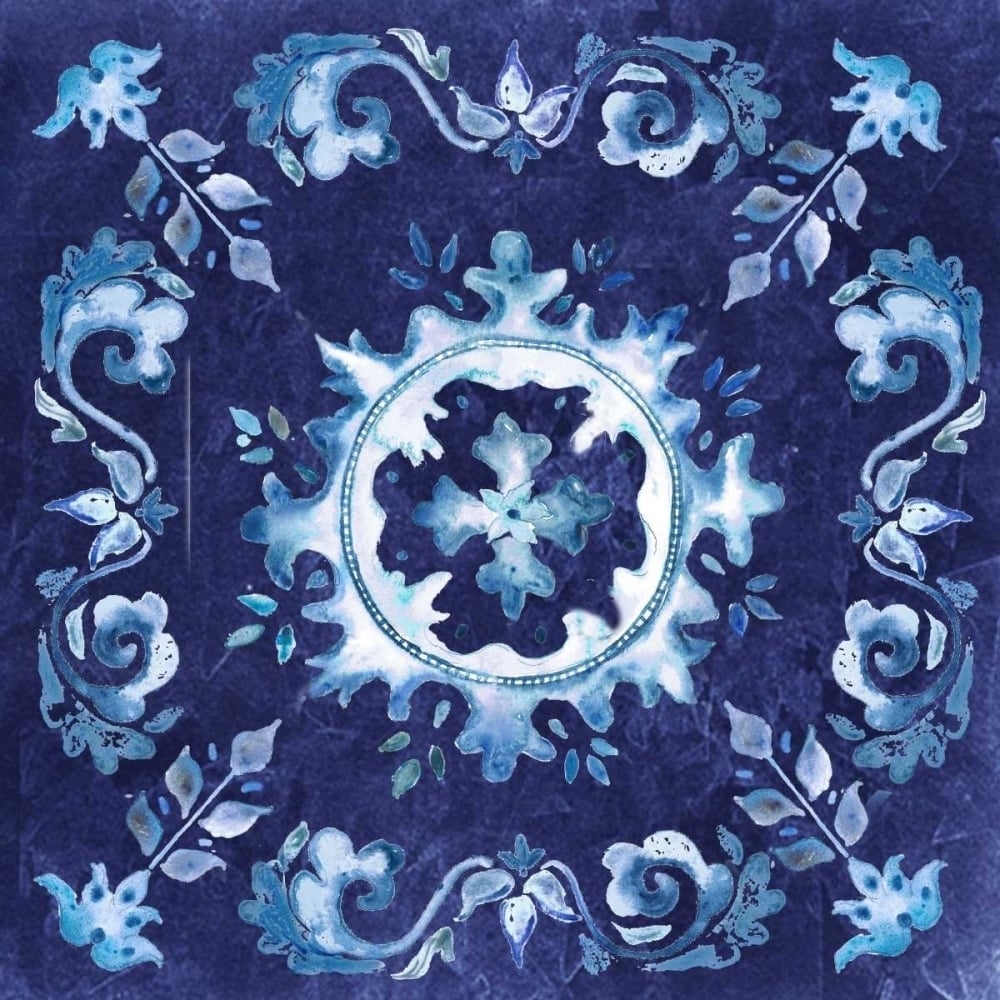 Artisan Medallions Indigo II Poster Print by Tre Sorelle Studios-VARPDXRB11986TS Image 1