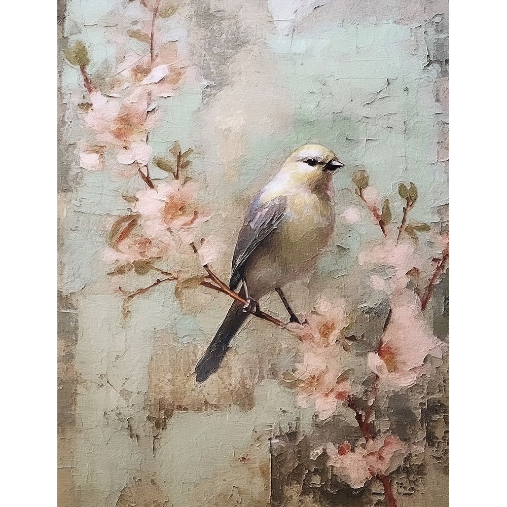 Cherry Blossom Bird 8 Poster Print - RileyB-VARPDXRB1200 Image 1