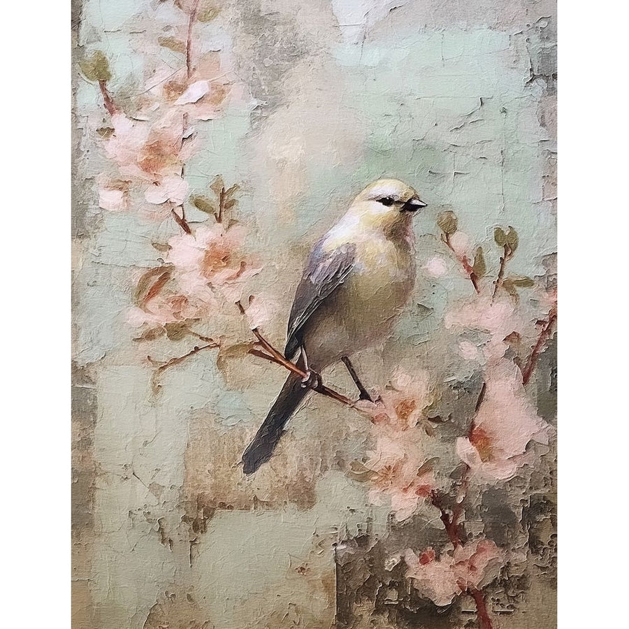 Cherry Blossom Bird 8 Poster Print - RileyB-VARPDXRB1200 Image 1