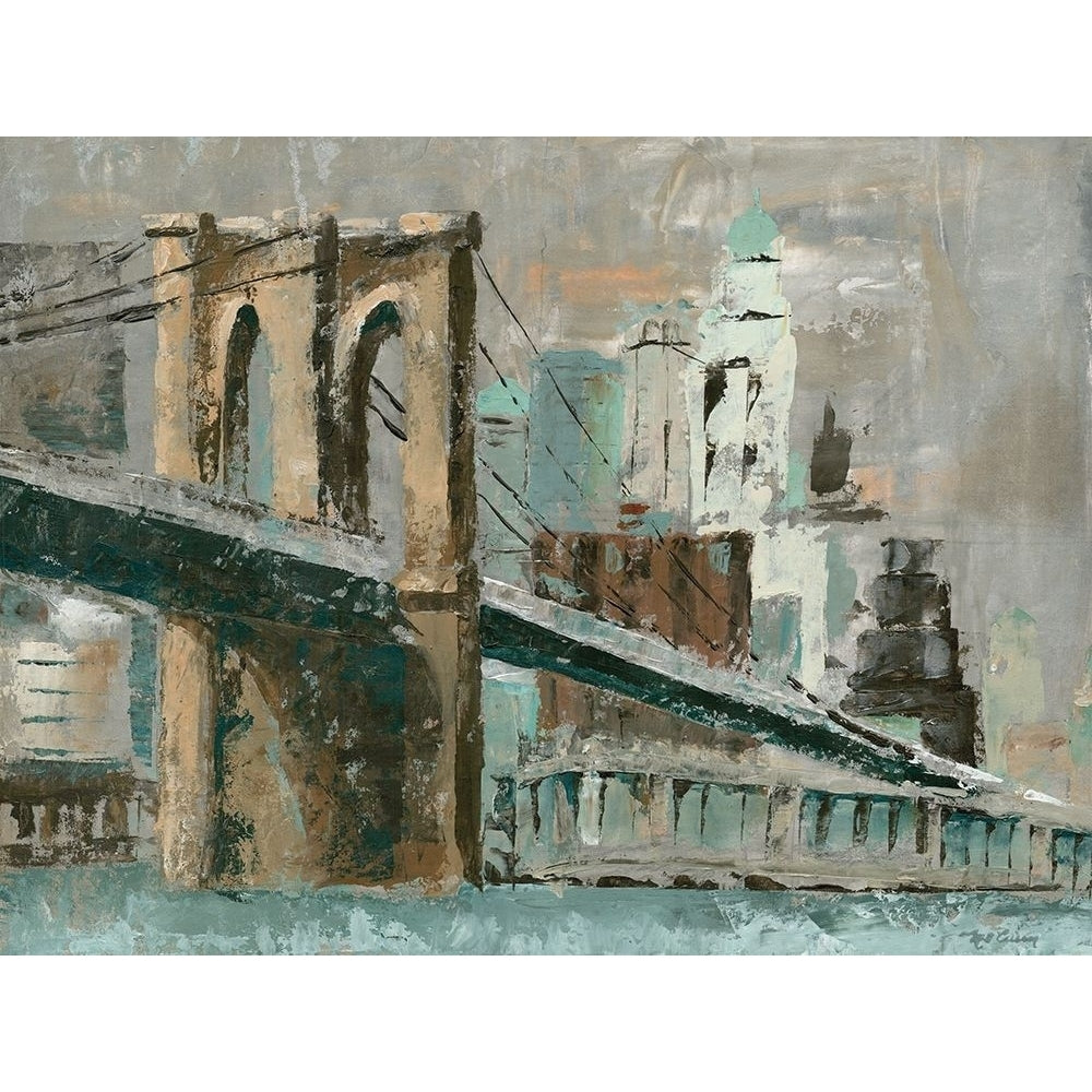 Brooklyn Bridge Cityscape Poster Print by Marie Elaine Cusson-VARPDXRB12154MC Image 1