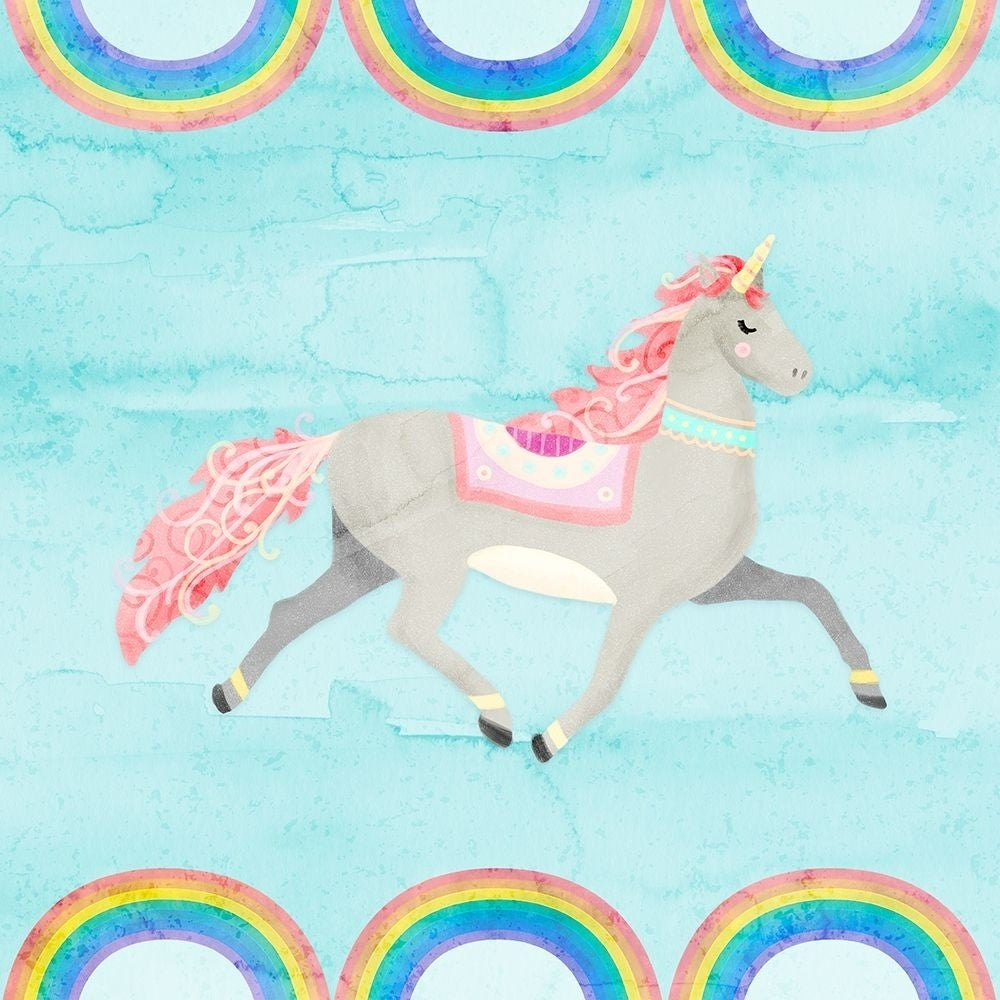 Rainbow Unicorn I Poster Print by Noonday Design-VARPDXRB12300ND Image 2