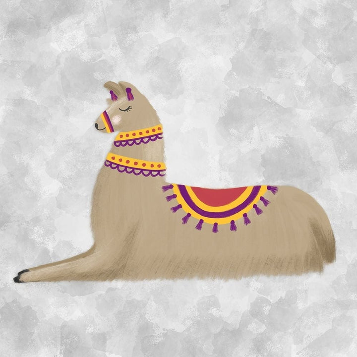 Lovely Llama Ii Poster Print by Noonday Design-VARPDXRB12447ND Image 1