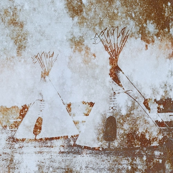 Textured Tipis Poster Print by Lu Anne Tyrrell-VARPDXRB12550LT Image 2