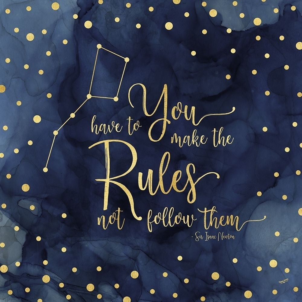 Oh My Stars I Rules Poster Print by Tara Reed-VARPDXRB12747TR Image 1