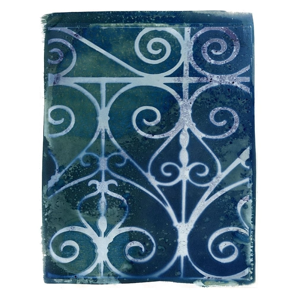 Wrought Iron Cyanotype II Poster Print by Nancy Green-VARPDXRB12895NG Image 1