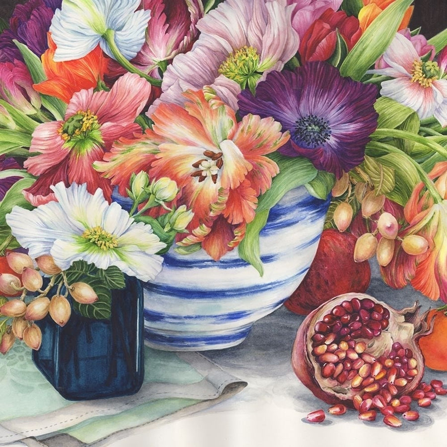 Vibrant Bouquet Still Life Poster Print by Jane Wicks-VARPDXRB13005JAN Image 1