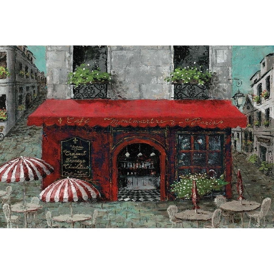 Caf_ Monmartre Poster Print by Marie-Elaine Cusson-VARPDXRB13020MC Image 1