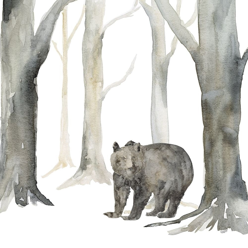 Winter Forest Bear Poster Print by Tara Reed-VARPDXRB13502TR Image 1