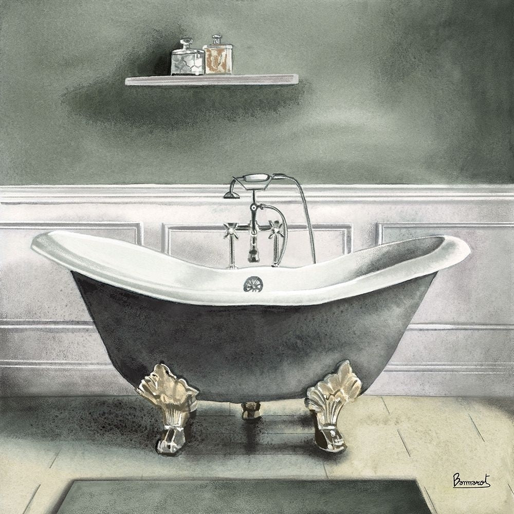 Smoky Gray Bath I Poster Print by Bannarot Bannarot-VARPDXRB13664BN Image 1