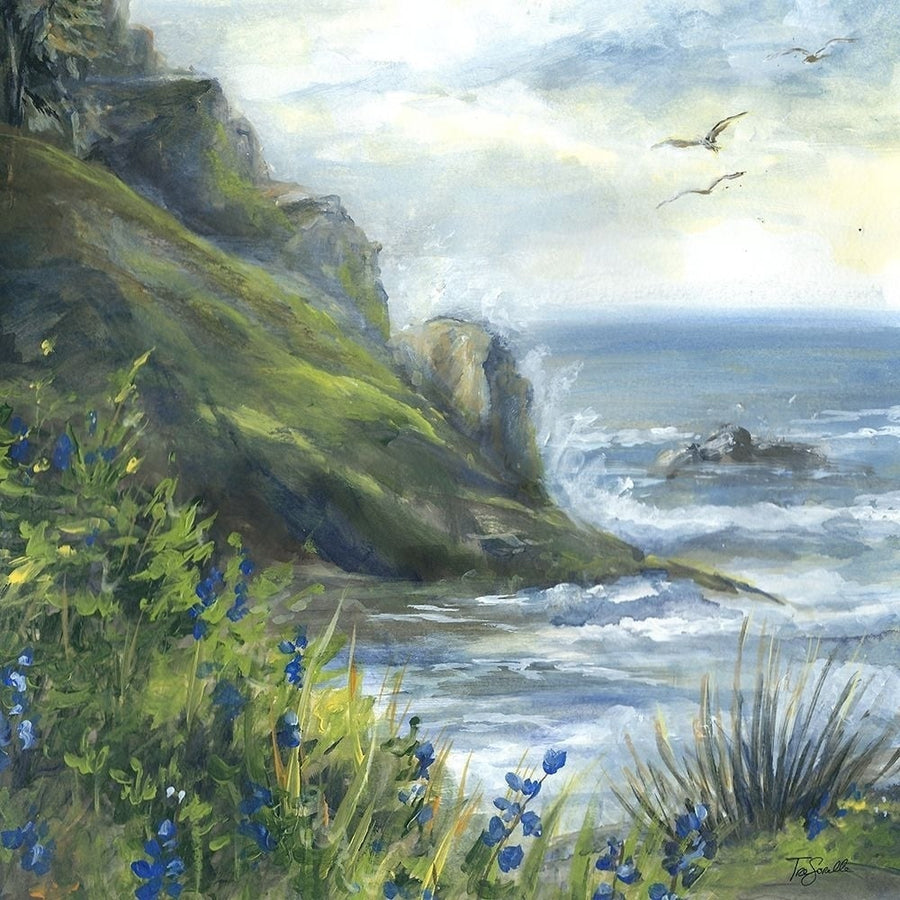 Blue Bell Ocean landscape Poster Print by Tre Sorelle Studios Tre Sorelle Studios-VARPDXRB14168TS Image 1