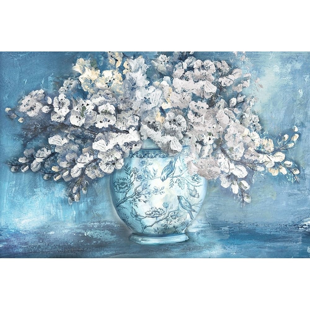 Cherry Blossoms in Chinoiserie Ginger Jar white Poster Print by Tre Sorelle Studios Tre Sorelle Studios-VARPDXRB14167TS Image 1