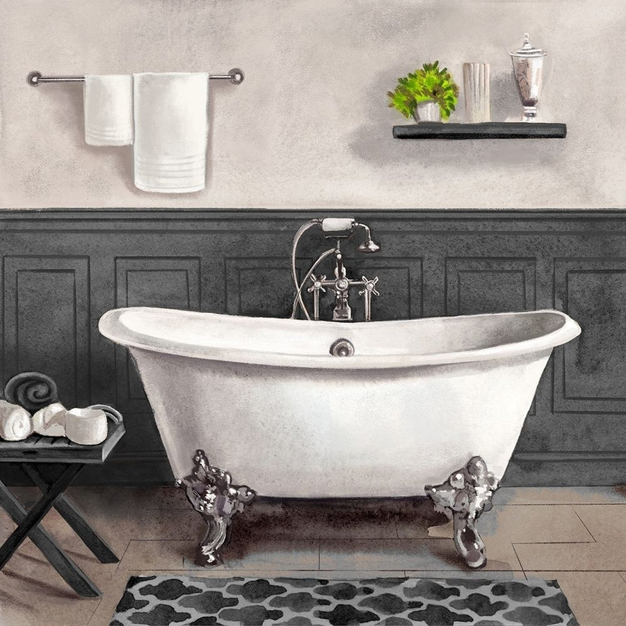 Serene Bath II black and white Poster Print by Bannarot Bannarot-VARPDXRB14305BN Image 1