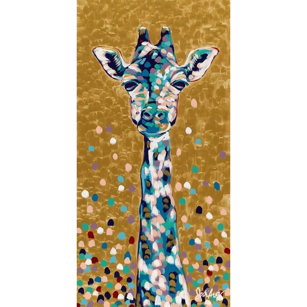 Golden Girl Giraffe Poster Print by Jodi Augustine-VARPDXRB14313JA Image 1