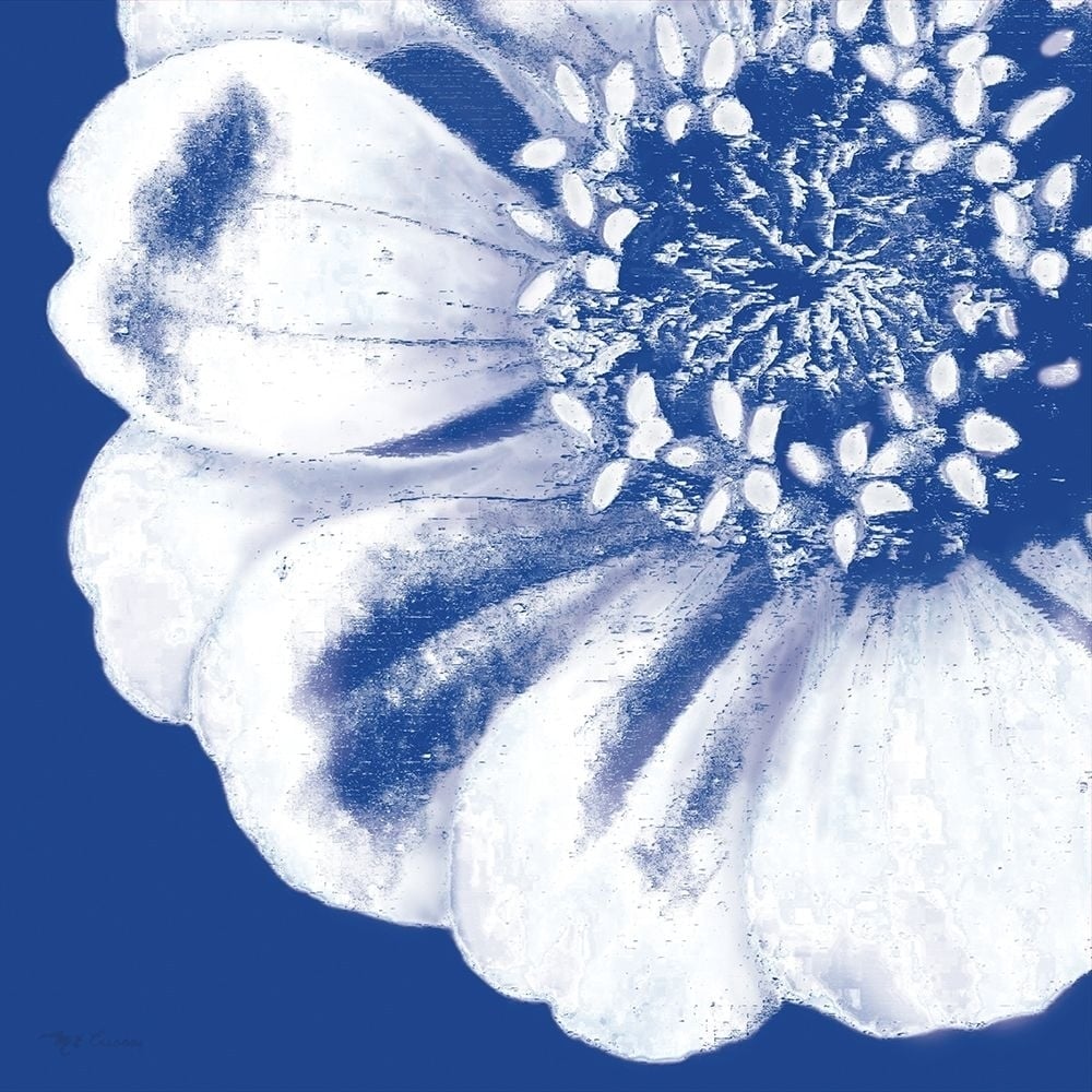 Flower Pop blue II Poster Print by Marie Elaine Cusson-VARPDXRB14350MC Image 1