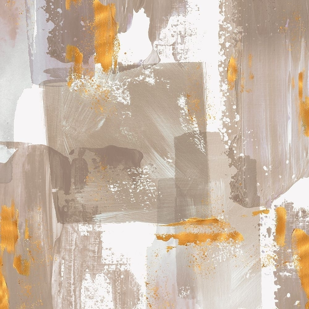 Icescape Abstract Grey Gold II Poster Print by Northern Lights Northern Lights-VARPDXRB14414NL Image 1