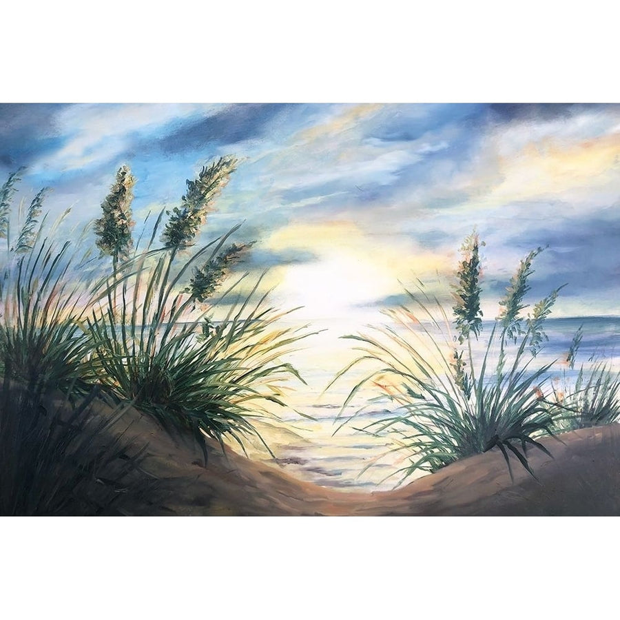 Coastal Sunrise Oil Painting landscape Poster Print by Tre Sorelle Studios Tre Sorelle Studios-VARPDXRB14790TS Image 1