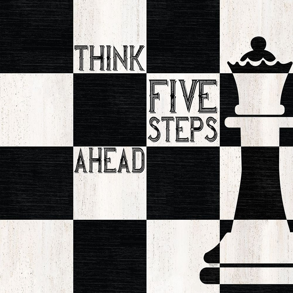 Chessboard Sentiment II-Five Steps by Tara Reed-VARPDXRB15603TR Image 1