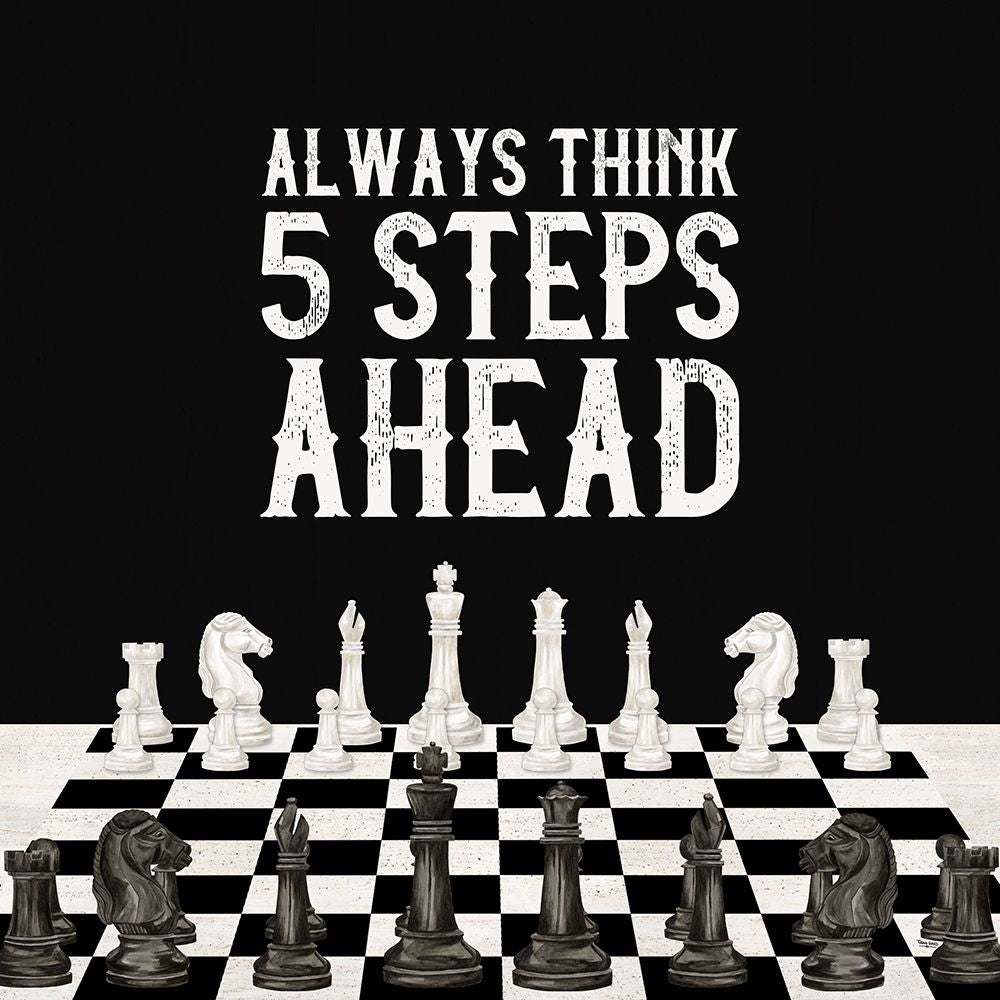 Rather be Playing Chess III-5 Steps Ahead by Tara Reed-VARPDXRB16102TR Image 1