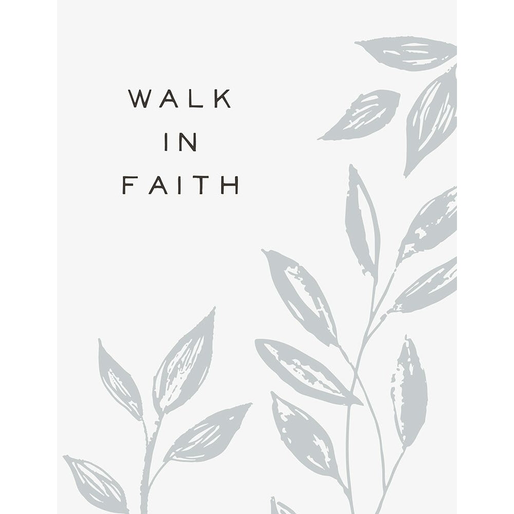 Serene Sentiment VIII-Walk in Faith Poster Print - HM Design-VARPDXRB17154HMD Image 1